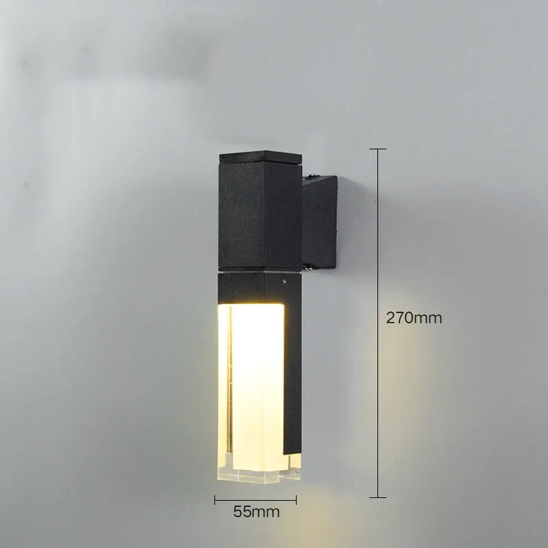 Applique murale — LED étanche pour éclairage de jardin extérieur
