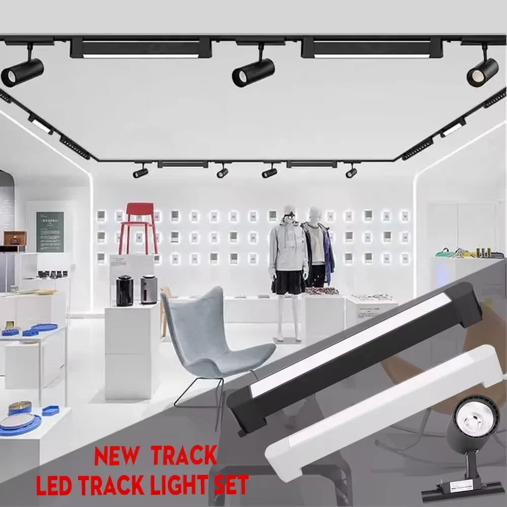 Spot — LED sur rail pour éclairage de magasin