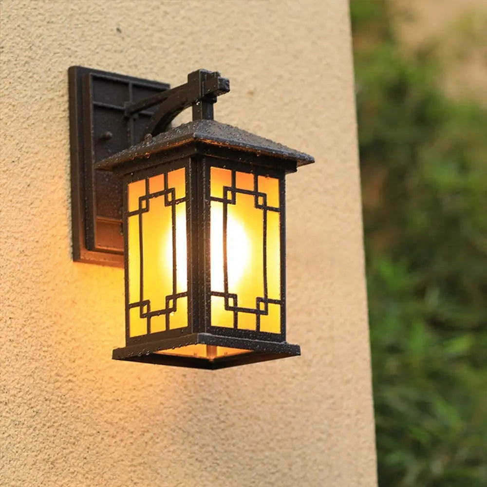 Applique murale — Mengjay appliques murales extérieures lampes luminaire moderne étanche Patio lumière LED pour porche à la maison