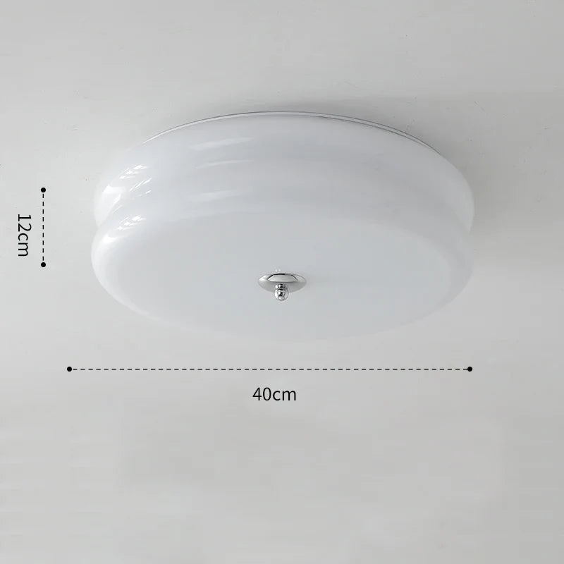 Plafonnier — Rétro en verre pour un style nordique élégant
