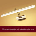 lampe à poser led en acier inoxydable design moderne et minimaliste