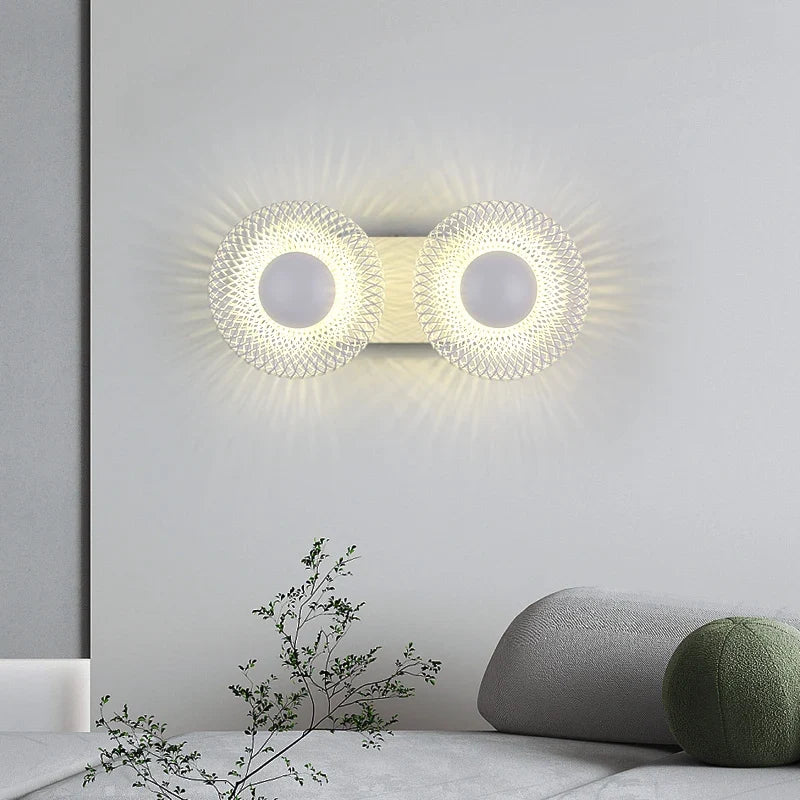 Applique murale — En fer design corne italienne pour décoration intérieure à LED