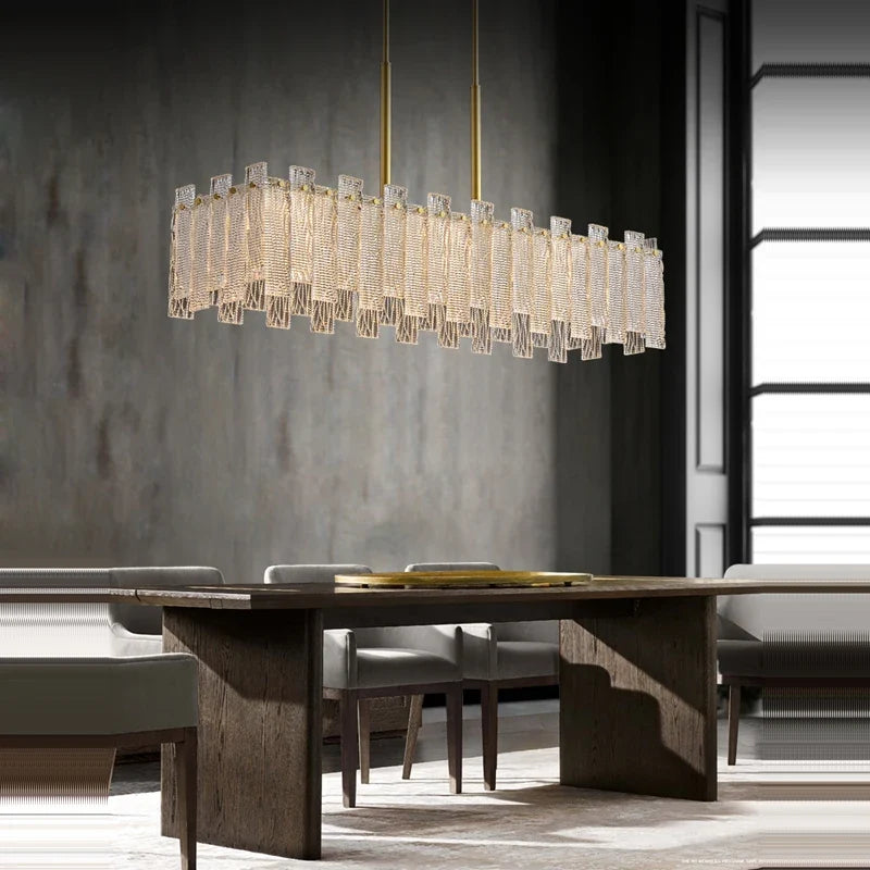 Plafonnier design rond à couches en cuivre doré Émilien Cadence - Éclat du Métal & Élégance Intérieure
