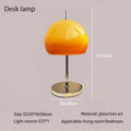 lampe à poser rétro en verre dégradé style bauhaus