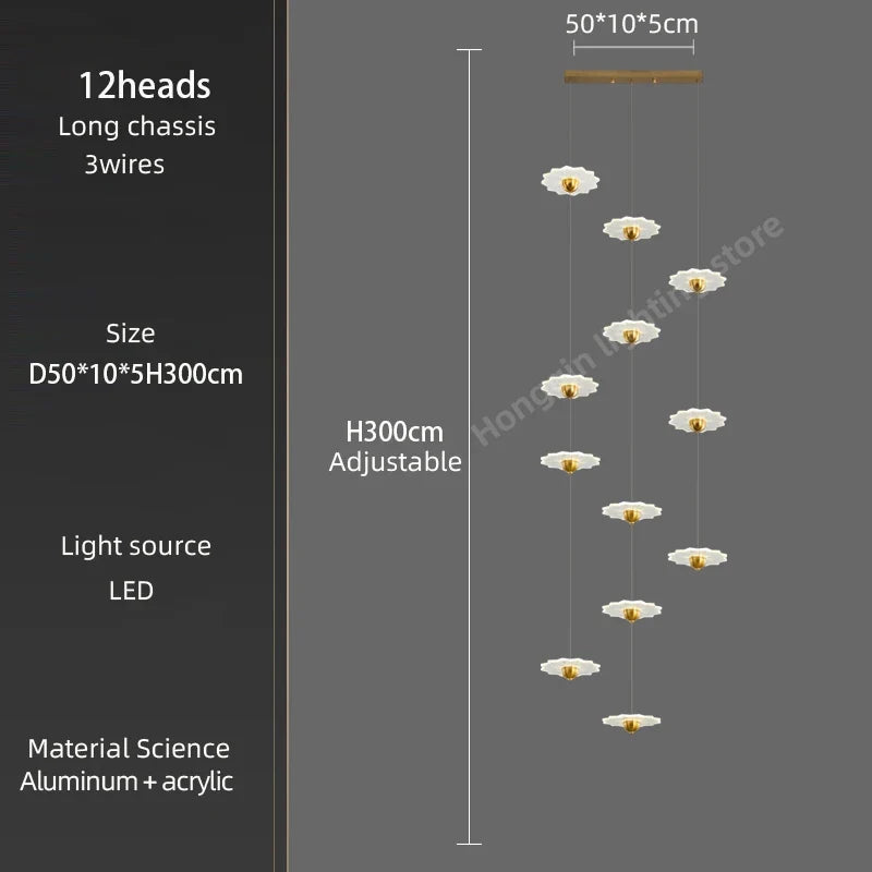 Lustre — Moderne à LED pour espaces intérieurs élégants et contemporains