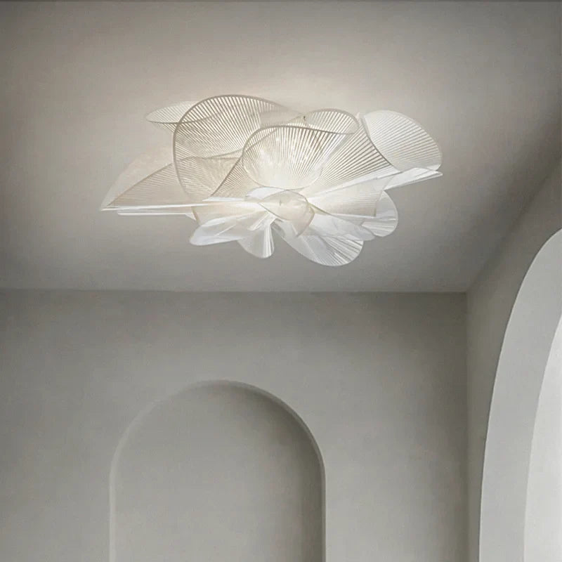 Plafonnier LED en PVC noir pour chambre à coucher Valentine Éveil - Présence Décorative & Harmonie Intérieure