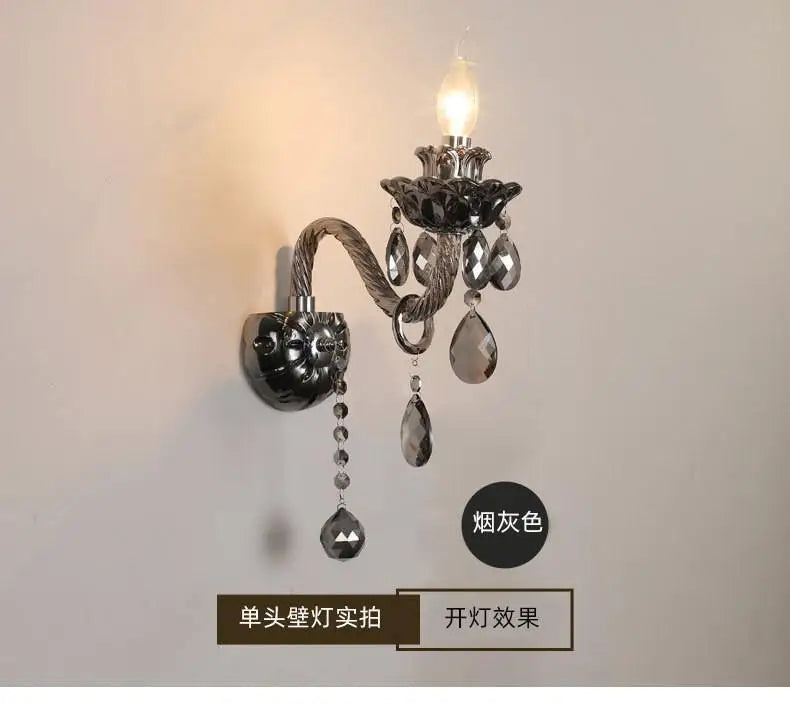 Lustre — En cristal pour éclairage moderne et élégant