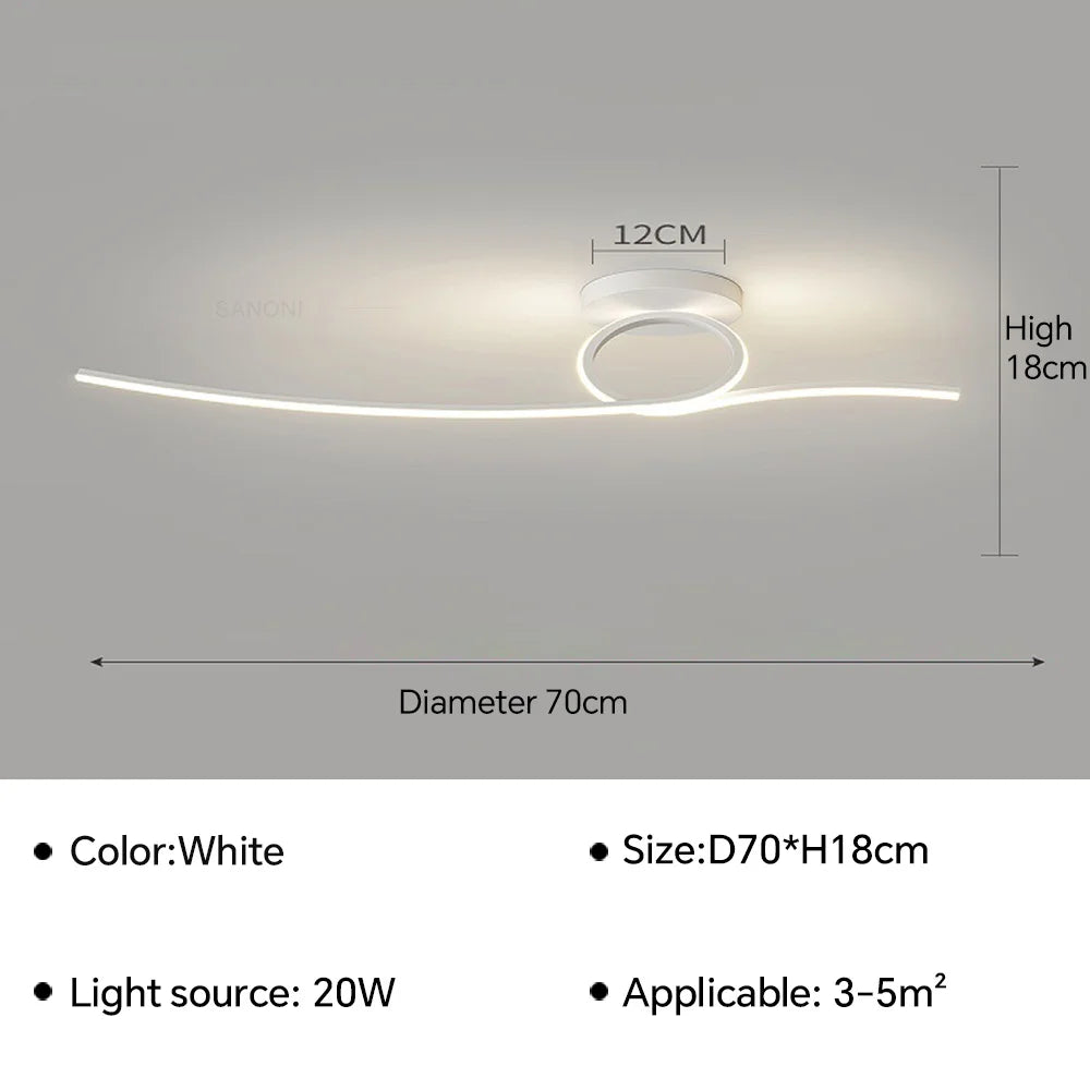 Plafonnier led moderne pour une décoration intérieure élégante Yvonne Perspective - Une Note Actuelle dans le Décor