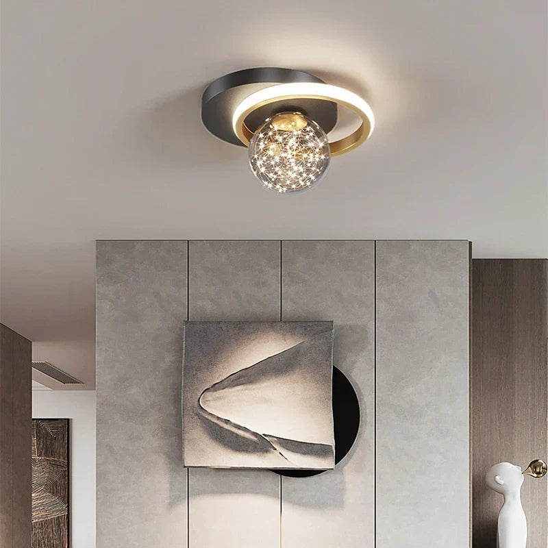 Plafonnier moderne 2023 pour décoration intérieure élégante Flora Nocturne - Esprit Contemporain & Décor Élégant