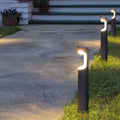 Aluminium Led extérieur pelouse lampe borne lumineuse extérieure étanche voie jardin lampe prairie paysage pelouse lumière AC110V 220V