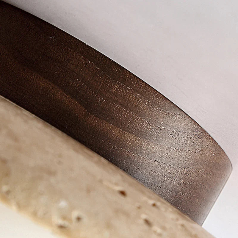 Plafonnier — Japon wabi sabi pierre naturelle style