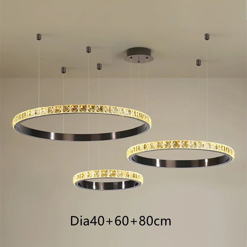 Lustre — De luxe en cristal pour hôtel et villa
