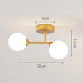 Plafonnier — LED plafonnier décor intérieur chambre salon couloir boule nordique