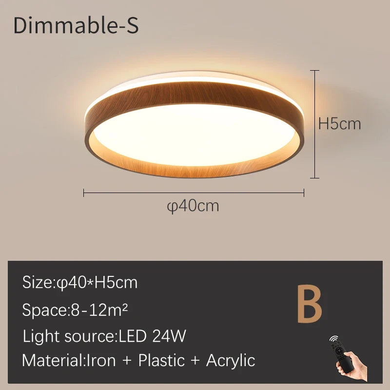 Plafonnier — Lune moderne LED à intensité variable