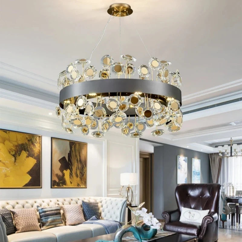 Lustre — En cristal design italien pour décoration intérieure élégante
