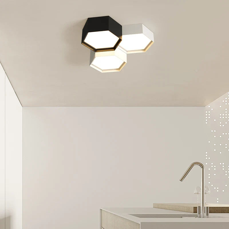 Plafonnier modernes simples créatifs minimalistes Évrard Sérénade en Aluminium - Simplicité & Caractère au Quotidien