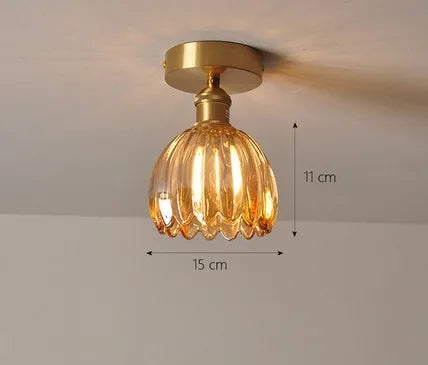 Plafonnier — Moderne en verre pour intérieur et extérieur lumineux