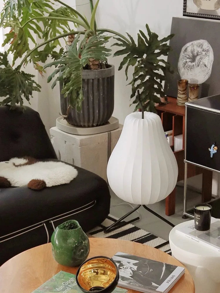 Lampe Japonaise Design Yuna Belvédère en Tissu - Une Touche Textile Raffinée