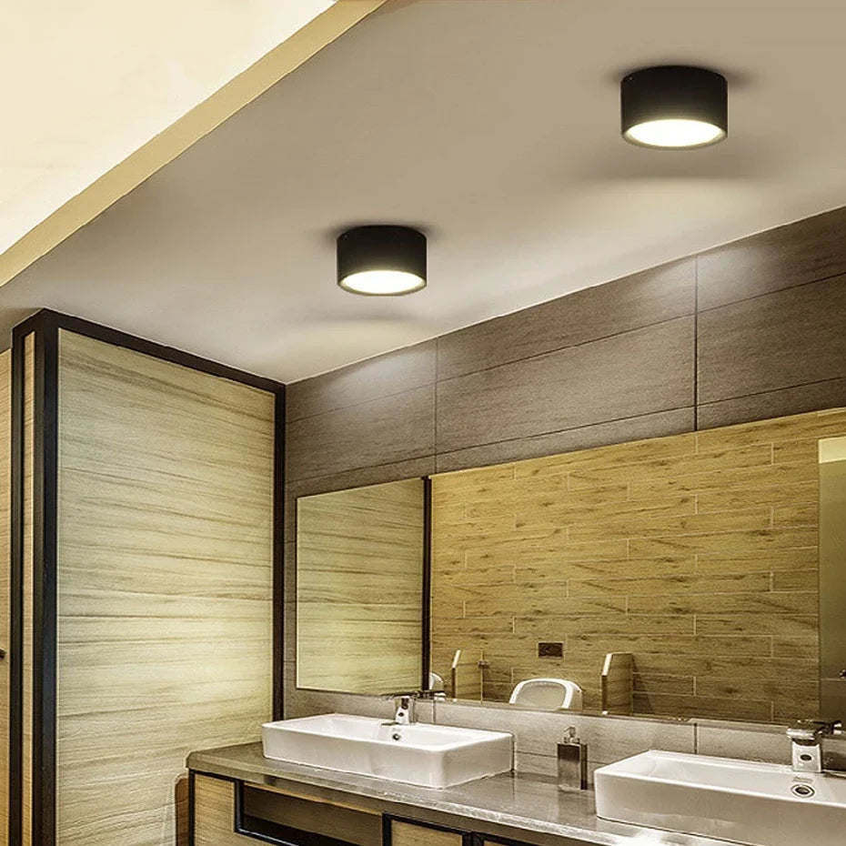 Plafonnier Mini LED Dimmable Grain de bois Surface monté Downlight maison chambre décor Spot pour salon 220V 110V Dorian Dessin - Une Touche Élégante dans le Décor