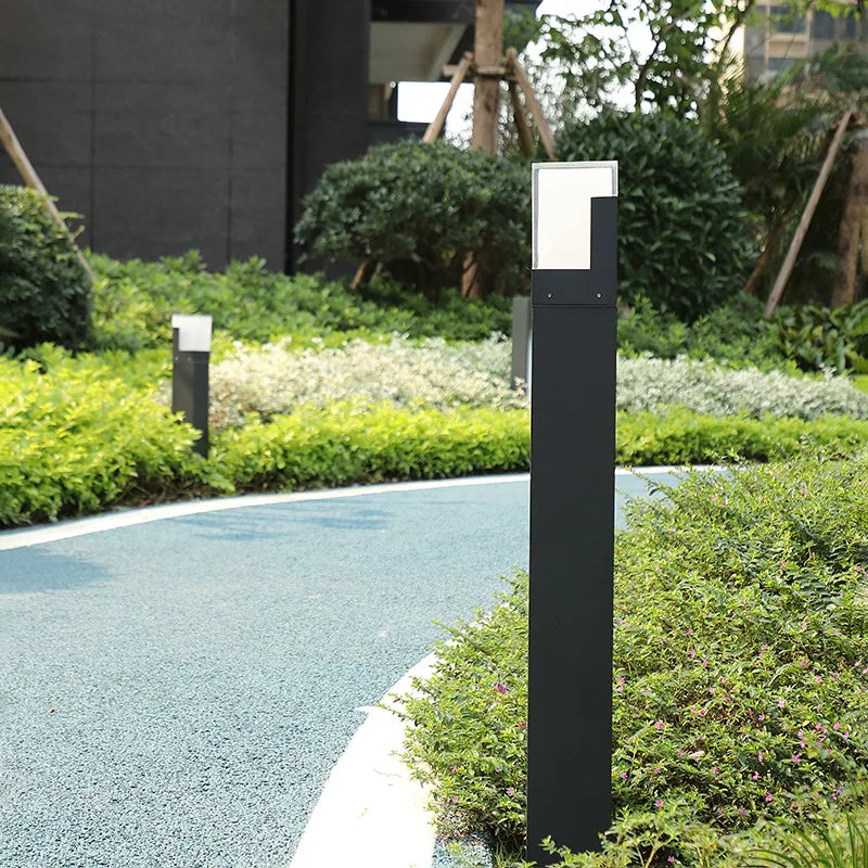 lampe extérieure moderne imperméable pour jardin et chemin