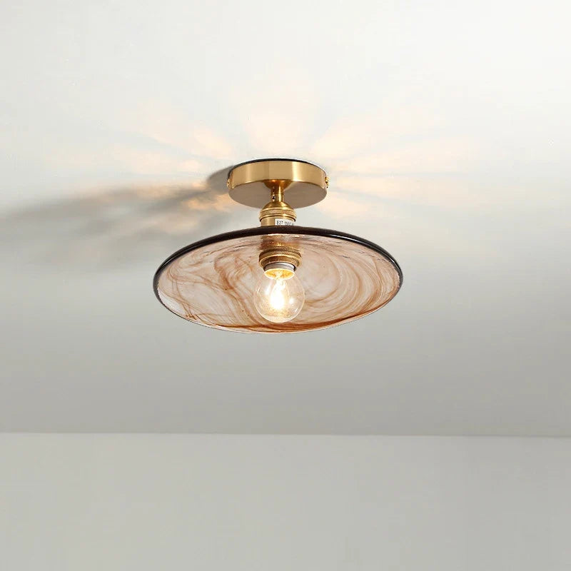 Plafonnier — LED en verre design nordique industriel décoratif