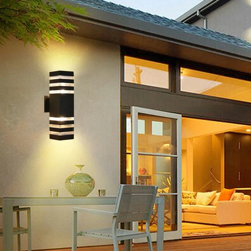 Applique murale — LED extérieure design rond ou carré