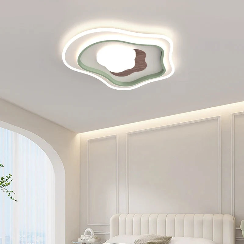 Lustre — Nordique en bois pour éclairage intérieur lampara techo