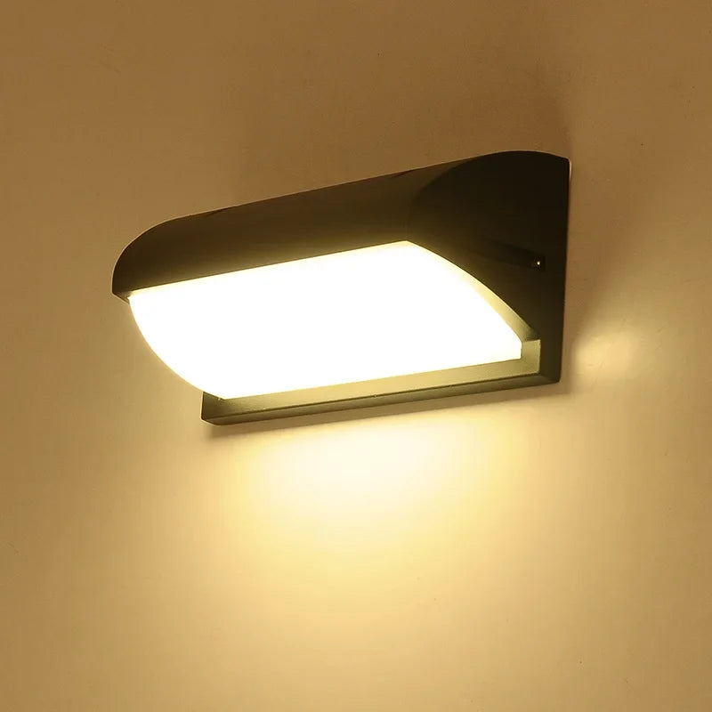 Applique murale — LED aluminium étanche pour extérieur et jardin
