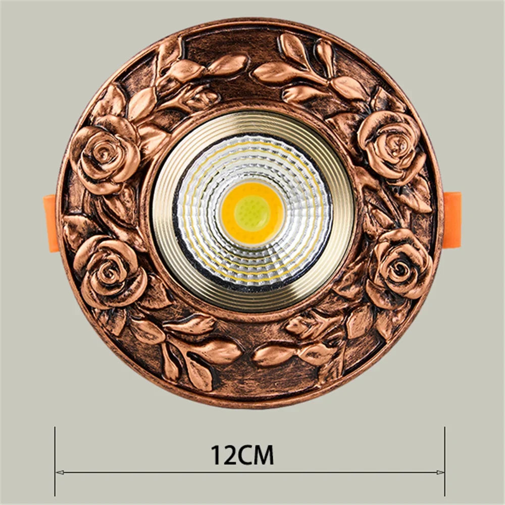 Spot led encastrable rétro pour décoration style campagnard Félicien Écho - Charme Rétro & Décor Singulier