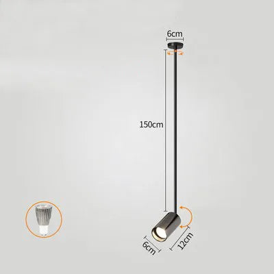 Projecteur à perche pour magasin et salon de manucure Orson Dessin en Métal - Simplicité & Caractère au Quotidien