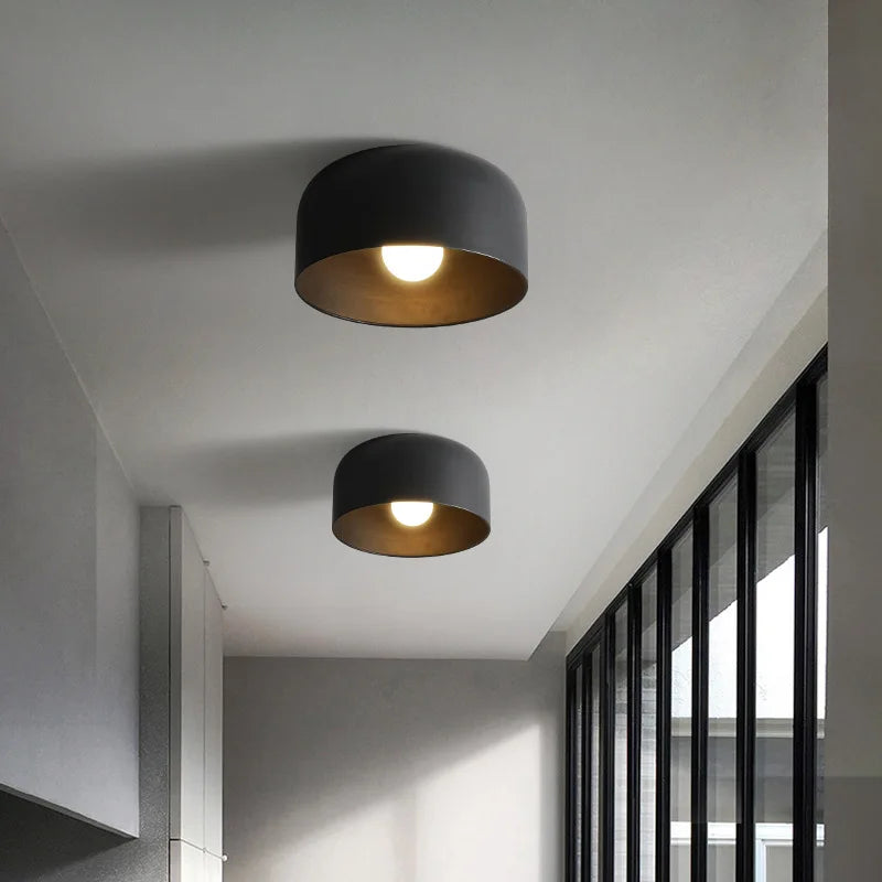 Plafonnier — LED moderne en fer métal pour hôtel et allée