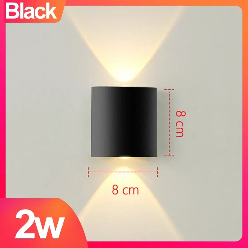 Applique murale — LED extérieur étanche aluminium haut bas zbw0010