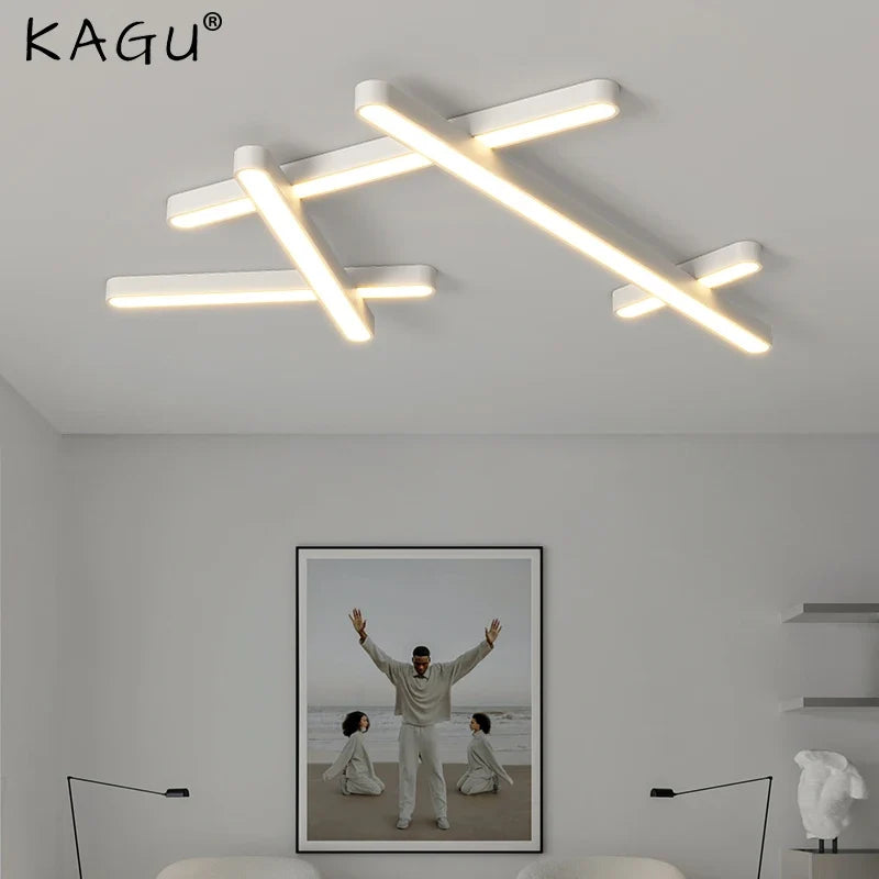 Plafonnier led design moderne luminaire décoratif d'intérieur éclairage led Élisa Solstice - Une Note Actuelle dans le Décor