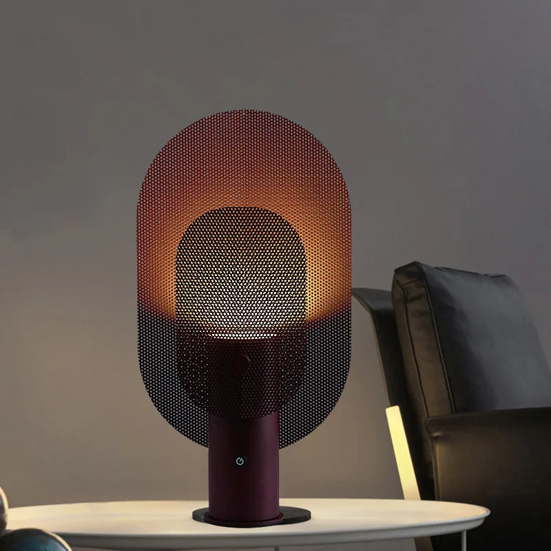 lampe à poser minimaliste design nordique en fer pour décoration moderne