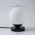 Lampe de bureau — LED lampe de lecture lampes de Table boule de verre doré de bureau