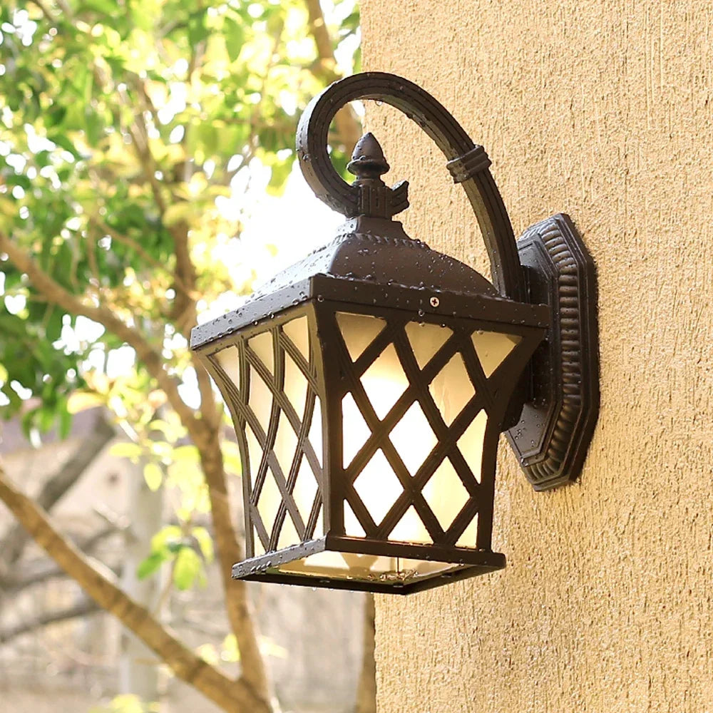 Applique murale — D'extérieur vintage pour jardin et allée