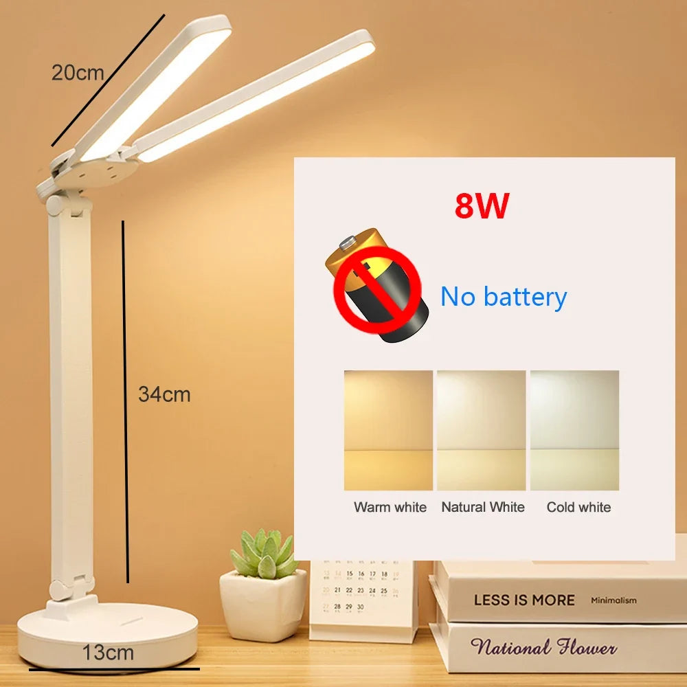 lampe de bureau led tactile usb avec protection des yeux