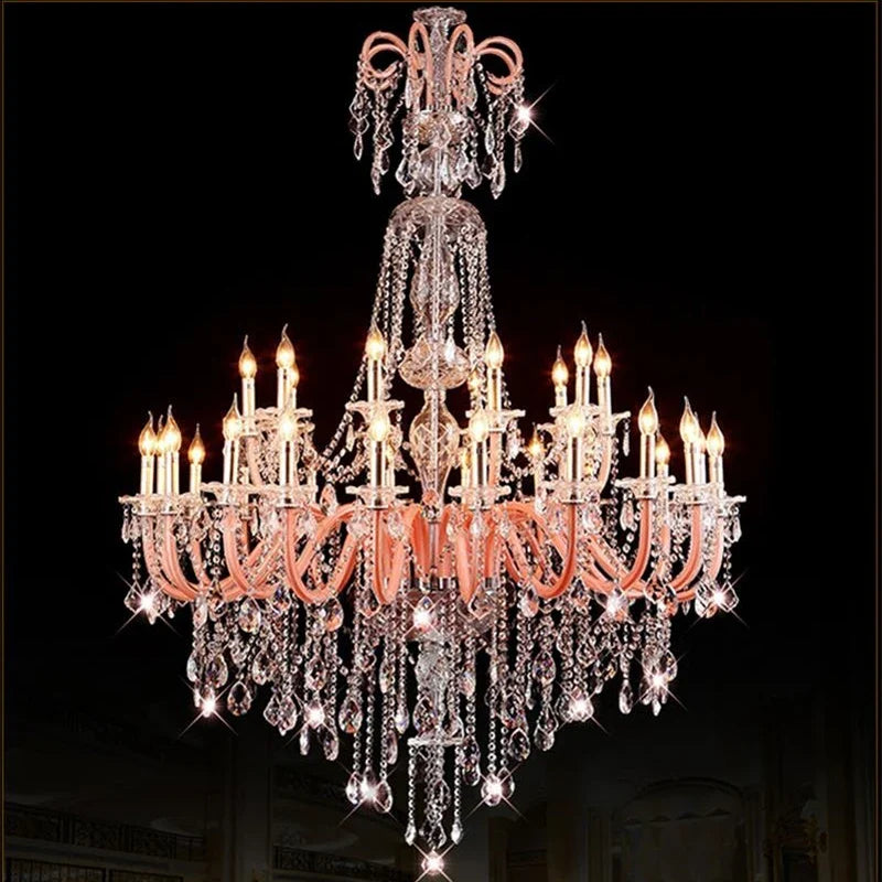 Lustre — Moderne en cristal pour décoration intérieure élégante