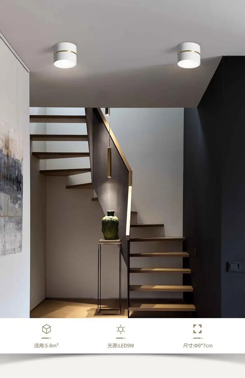 Plafonnier — LED design nordique moderne dimmable pour intérieur