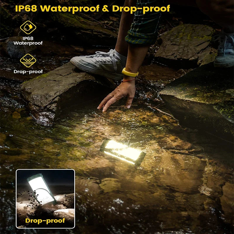 Lampe de camping rechargeable 106 LED portable et pratique – Évarine Aube