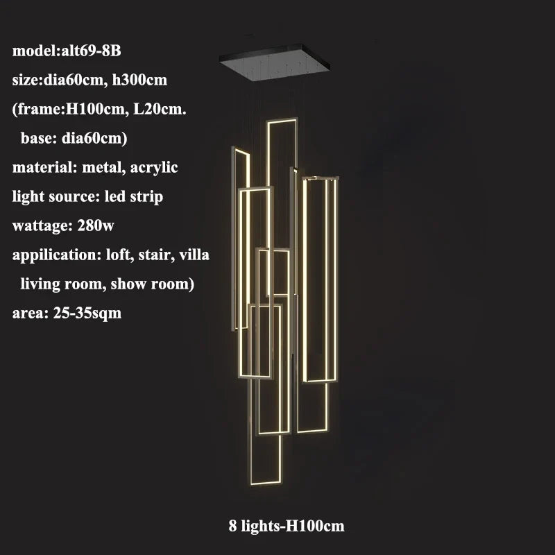Plafonnier nordique moderne pour loft et espaces créatifs Oscar Césure - Lignes Épurées & Atmosphère Sereine