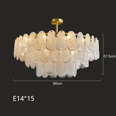 Lustre — Suspendu en verre design nuage créatif moderne