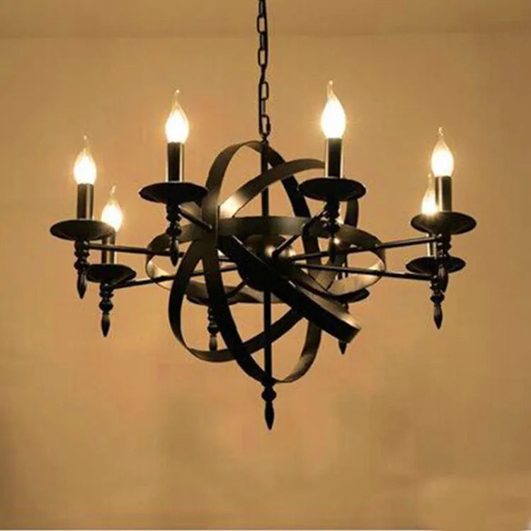 Lustre — Style Loft américain en métal rétro rustique