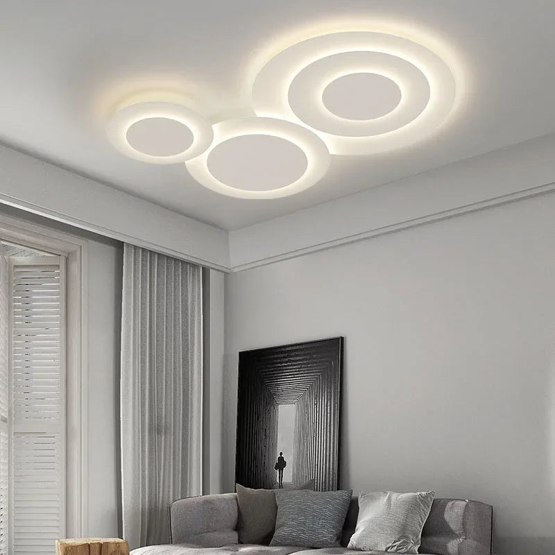 Plafonnier led moderne pour décoration intérieure et éclairage élégant Léopold Sérénade - Esprit Contemporain & Décor Élégant