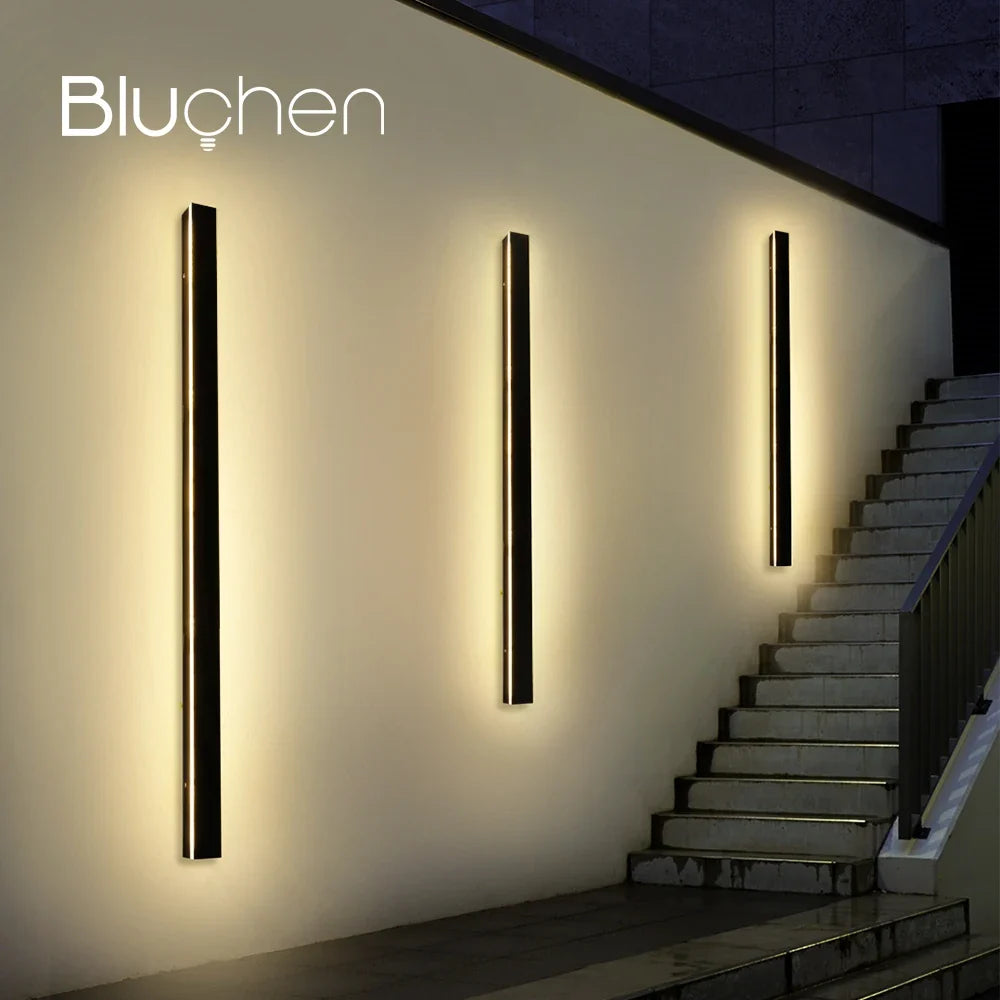 Applique murale — Extérieure moderne à LED étanche pour jardin et balcon