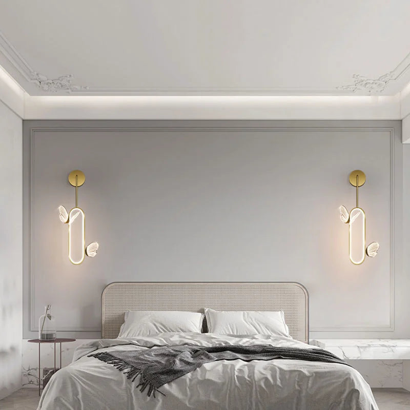 Applique murale — LED papillon design nordique pour décoration intérieure