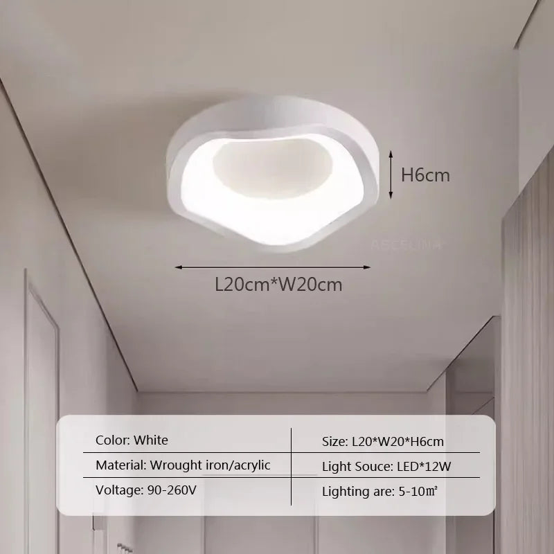 Plafonnier LED nordique pour salon Olympe Partition - Lignes Épurées & Atmosphère Sereine