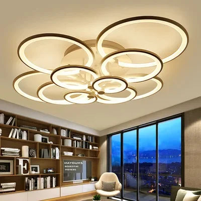 Plafonnier led moderne à intensité variable pour intérieur Évrard Arabella - Une Note Actuelle dans le Décor