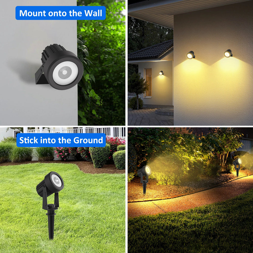 Spot solaire LED extérieur, blanc chaud, blanc froid ou RVB, IP65 – Luméria