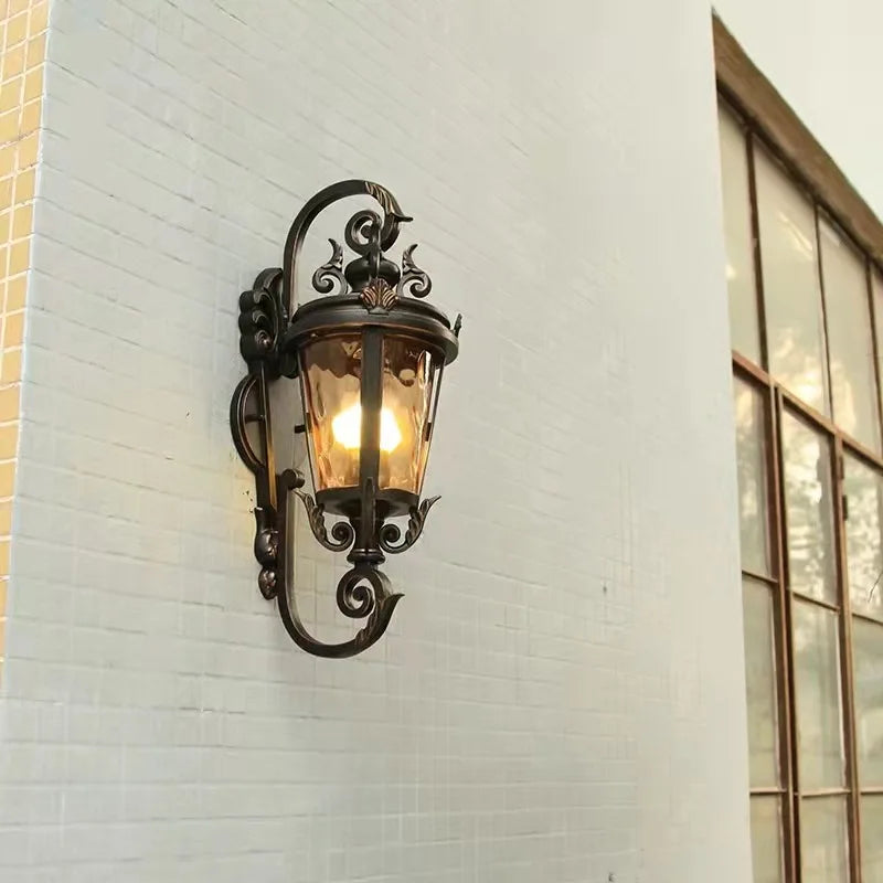 Applique murale — LED extérieure étanche style européen américain